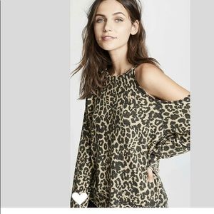 LNA LEOPARD SWEATER